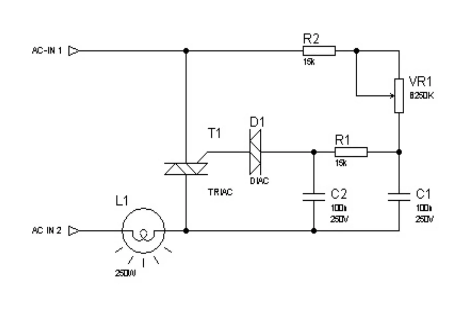 rangkaian dimmer sederhana