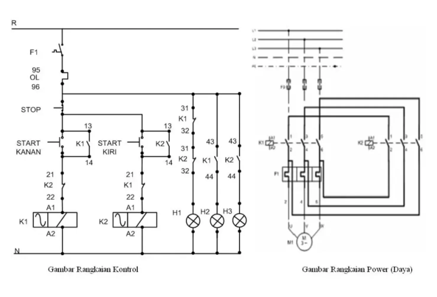 rangkaian dol 3 fasa