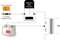rangkaian inverter sederhana