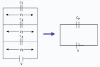 rangkaian kapasitor seri