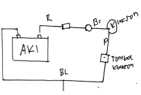 rangkaian klakson sepeda motor