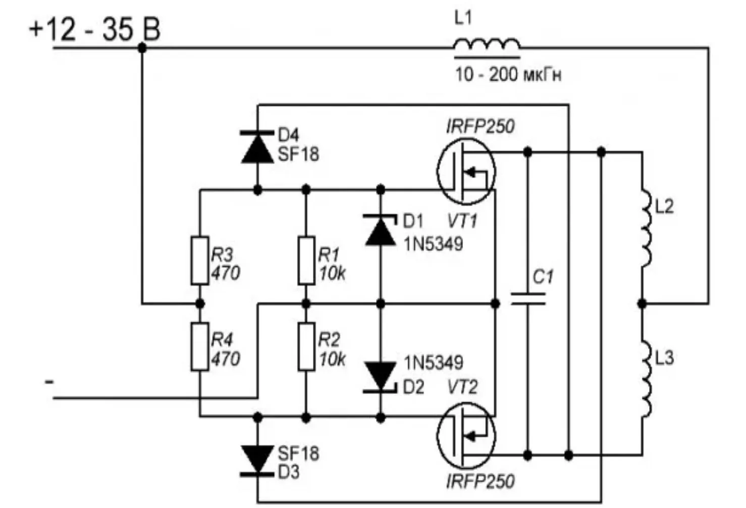 rangkaian pemanas induksi