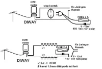 rangkaian penghemat listrik token