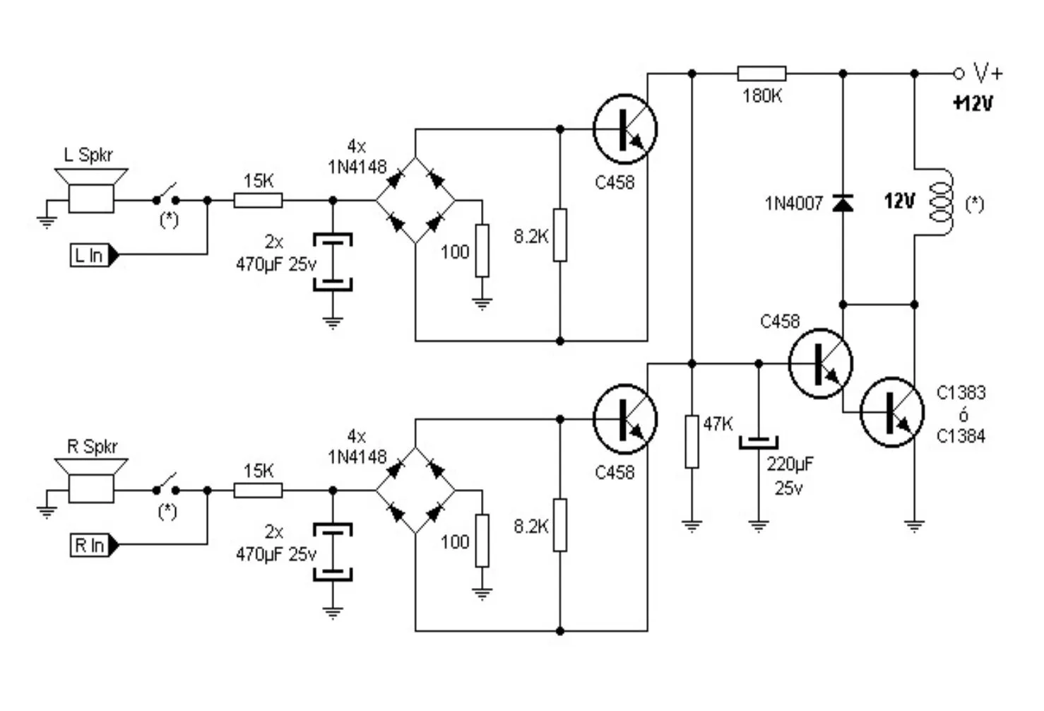rangkaian speaker protector