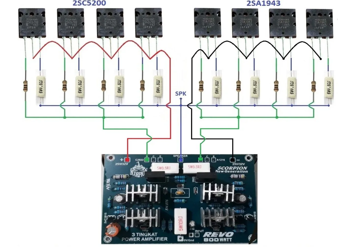 skema transistor final