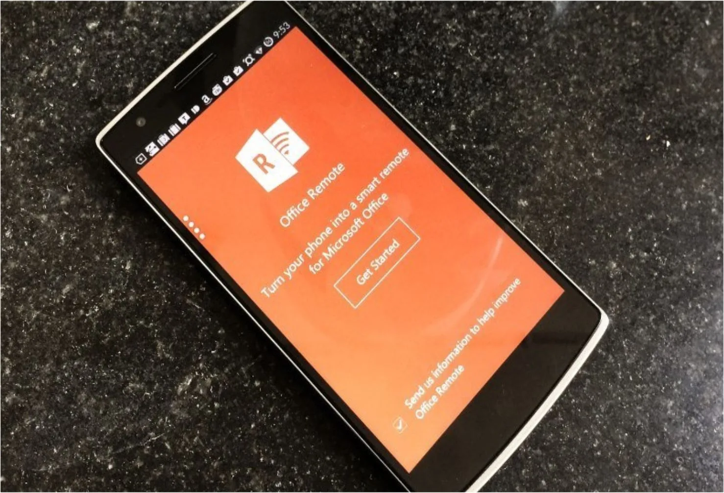 cara menggunakan office remote