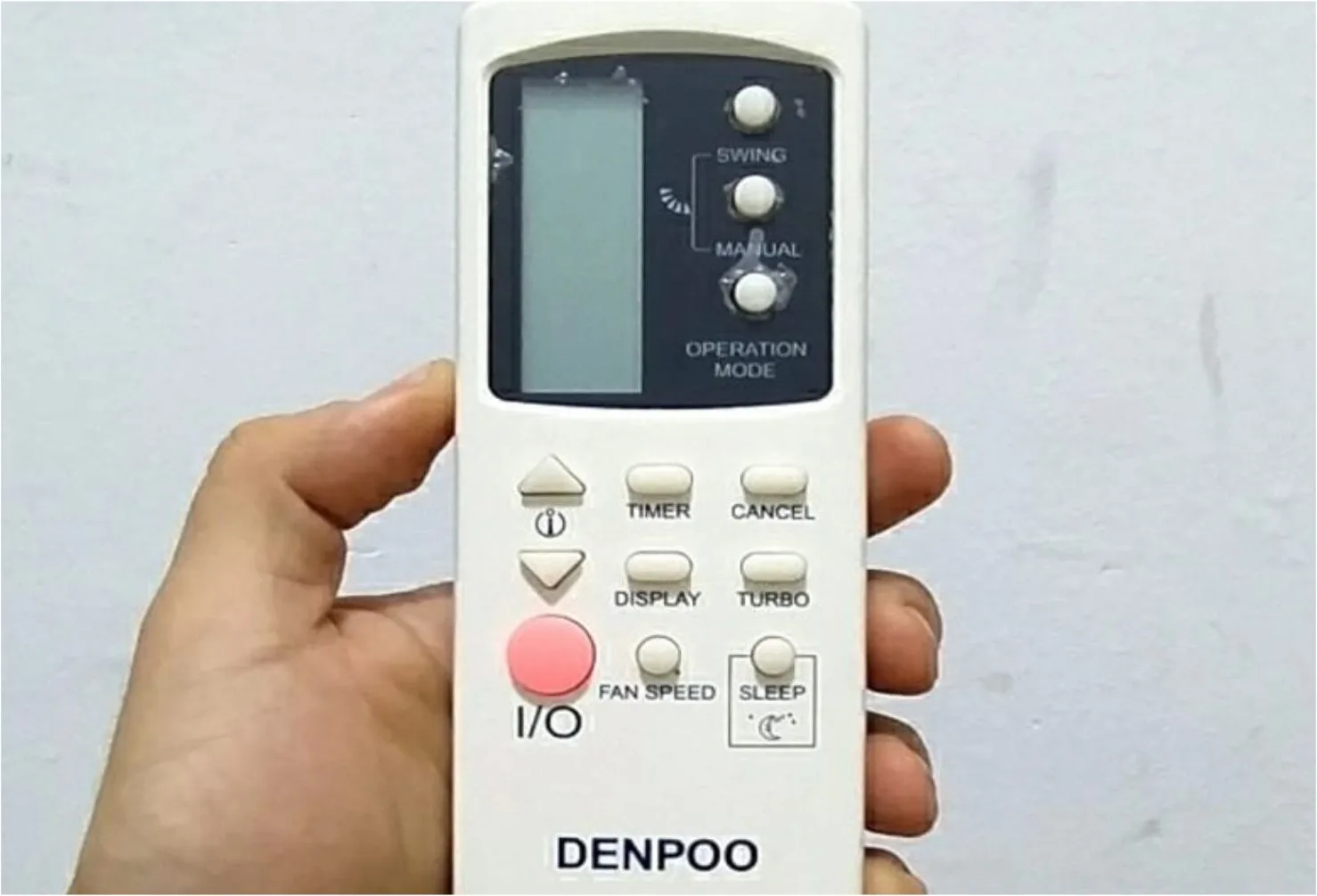 cara setting remote ac denpoo