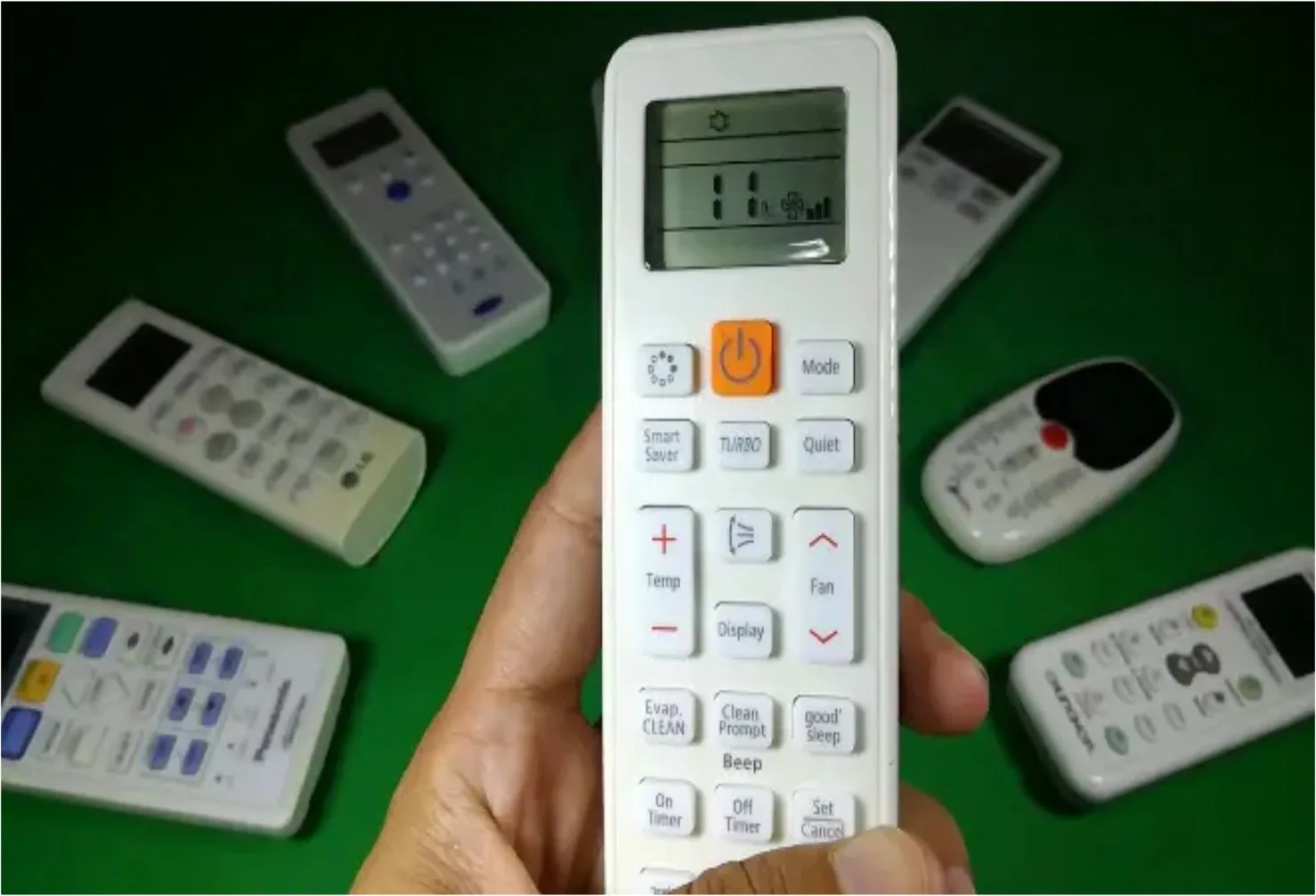 kode remot ac samsung