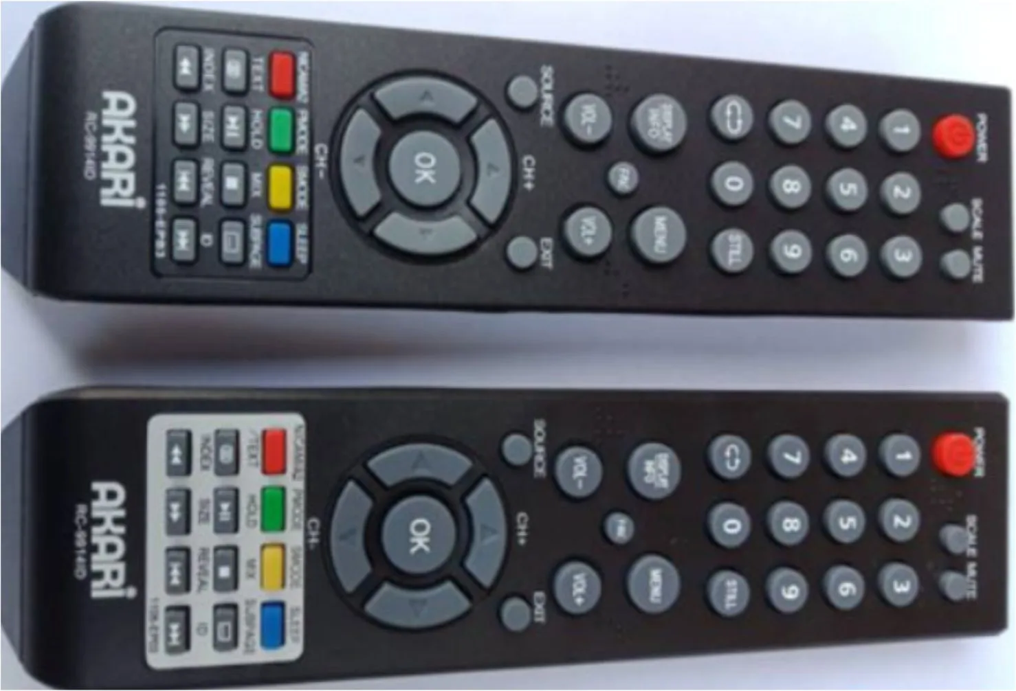 kode remot tv akari tabung