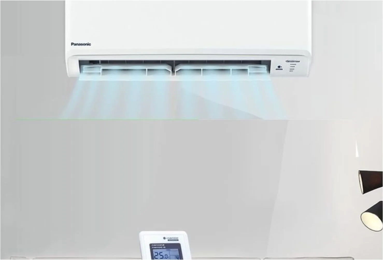 lampu timer ac panasonic berkedip