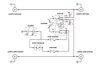 rangkaian lampu hazard