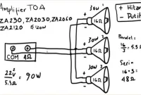 skema trafo matching speaker toa